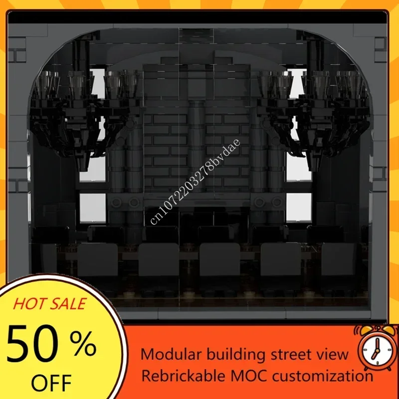 4064PCS Customized MOC Malfoy Manor Harries street view Model Building Blocks Bricks Set Children birthday toys Christmas gifts