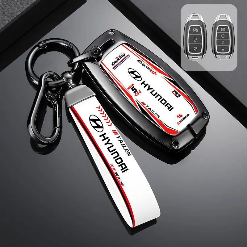 New Car Key Case Anti Scratch Anti Dust For Hyundai I30 Ix35 Kona Encino Solaris Azera Grandeur Ig Accent TM Palisade Santa Fe - view 5