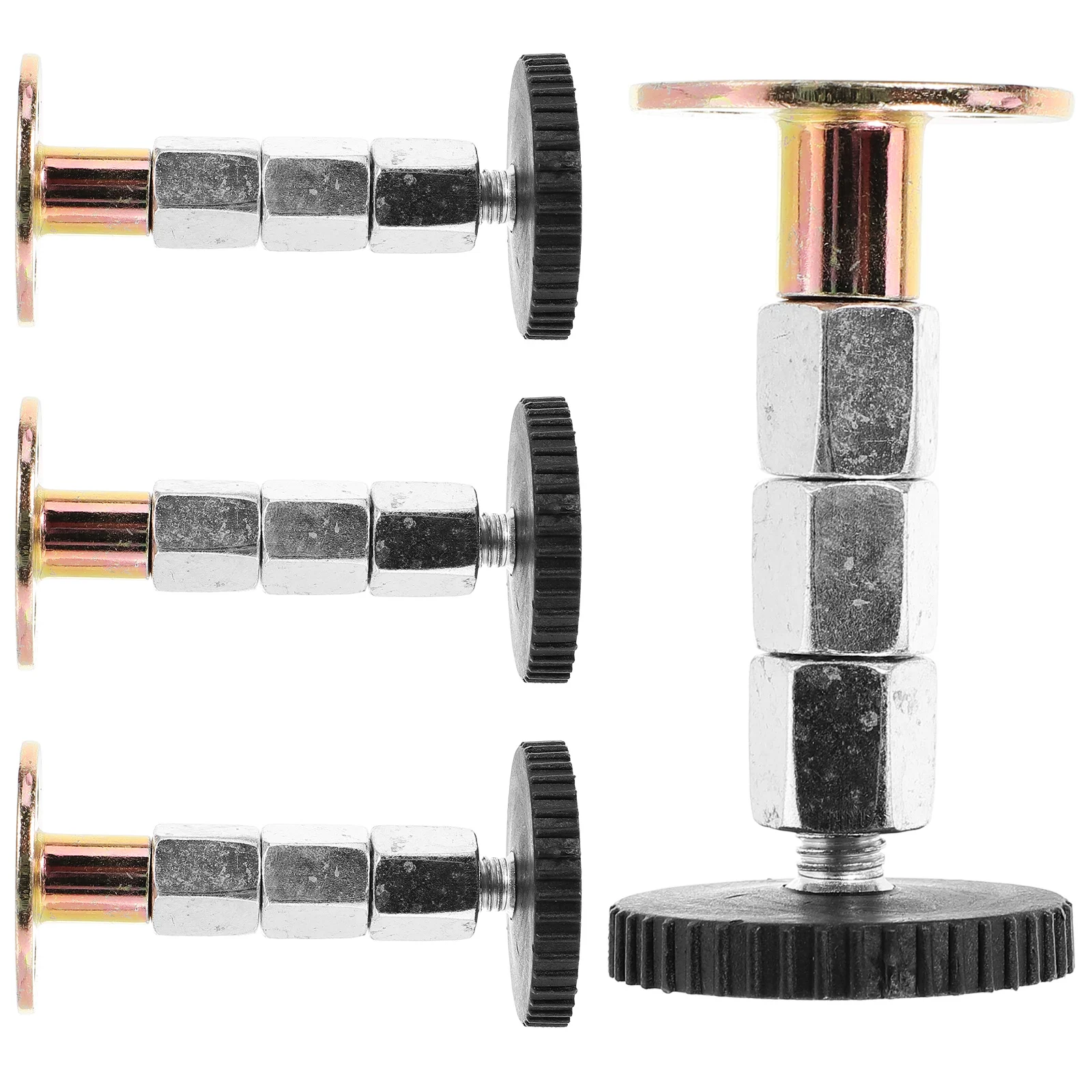 4Pcs Penahan Kepala Ranjang yang Dapat Disesuaikan, Braket Anti Goyang Peredam Suara, Penyangga Dinding, Penahan Kepala Ranjang yang Stabil untuk Tidur Nyenyak di Dinding