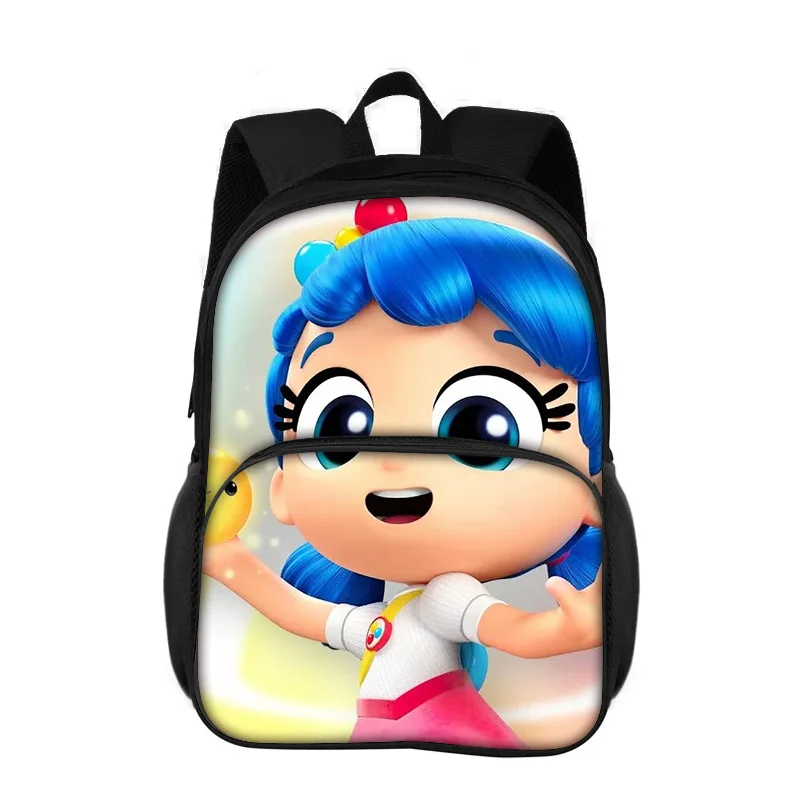 True and the Rainbow Kingdom round patch backpack with large capacity cartoon print for kindergarten children and students