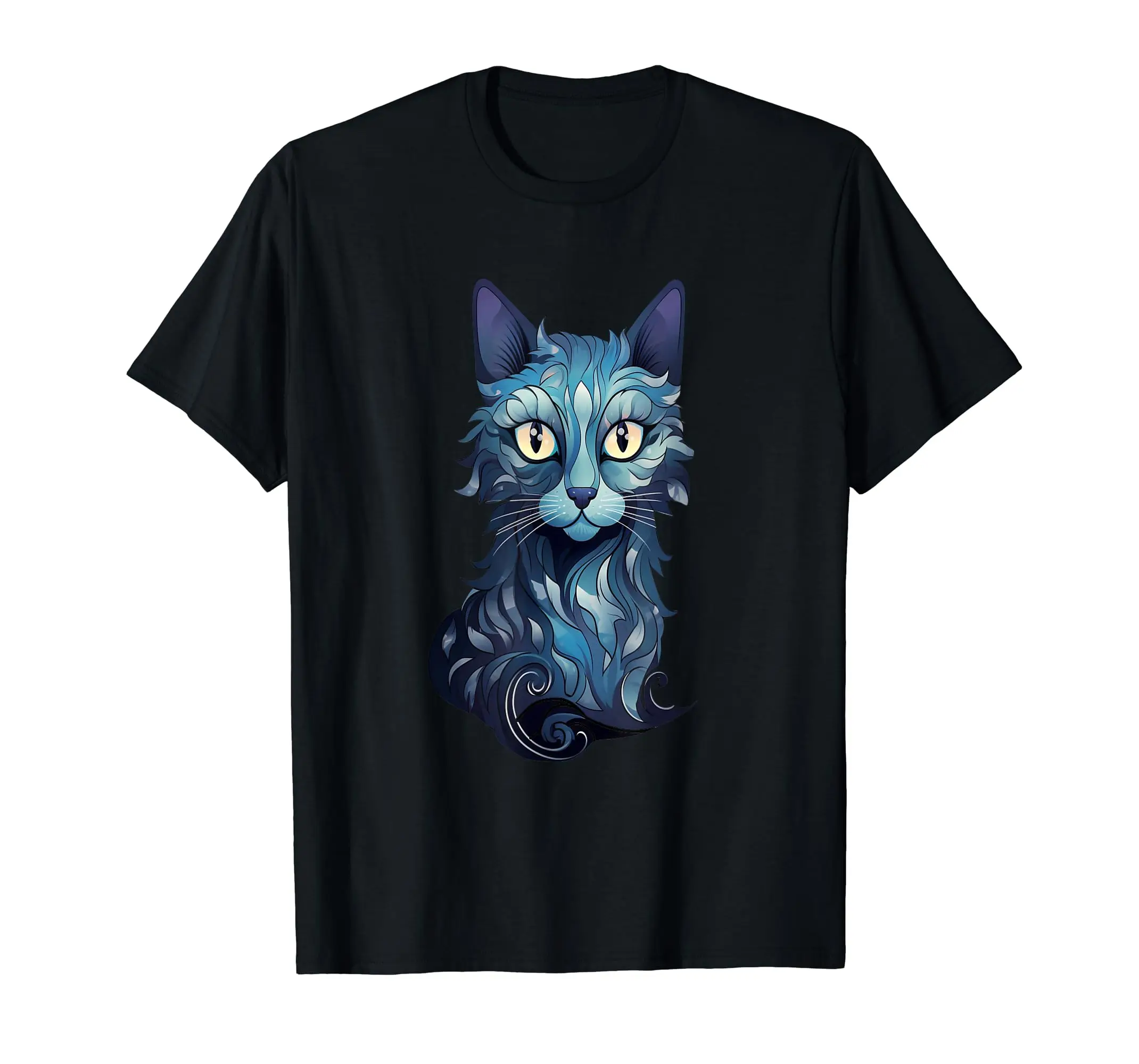 Cat Graphic With A Cute Kitty Animal Face For Pet Lovers T-Shirt