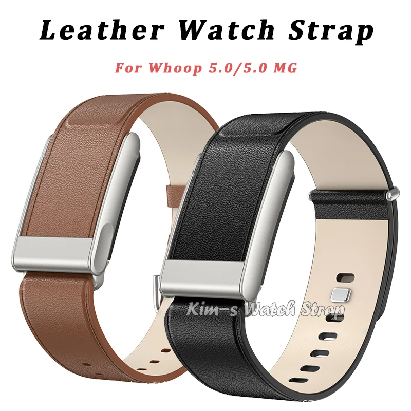 

Ремешок для часов, совместимый с кожаным браслетом Whoop 5.0, легкий регулируемый браслет для Whoop 5.0 MG, аксессуары для ремешков