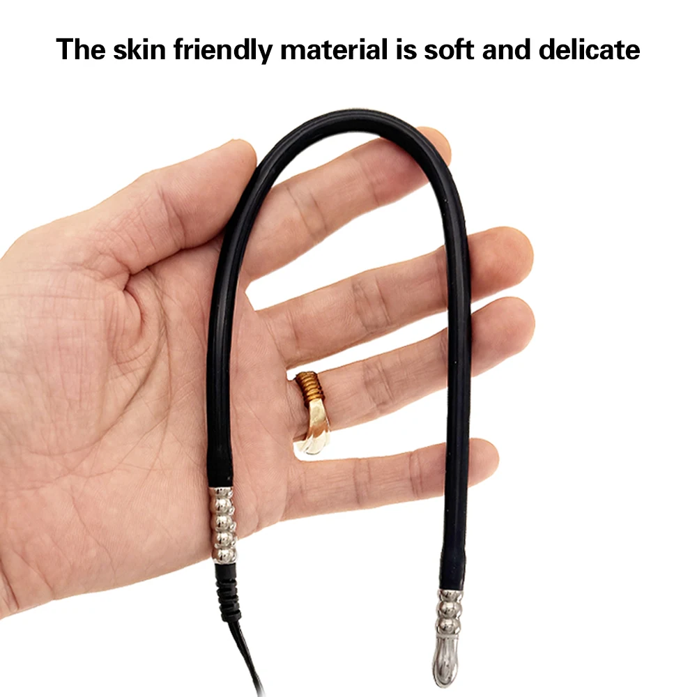 Electric Shock Catheter Urethral Vibrator Penis Plug Short Horse Eye Stick Sounding Urethral Rod Sexy Toy Medical Dick Adult Man