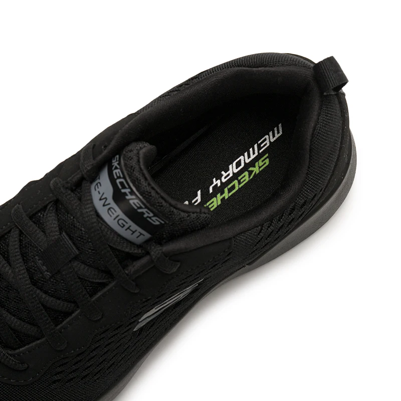 Мужская обувь Skechers, кроссовки, дышащая повседневная обувь с сеткой, амортизирующие, износостойкие, легкие кроссовки 232291-Bbk