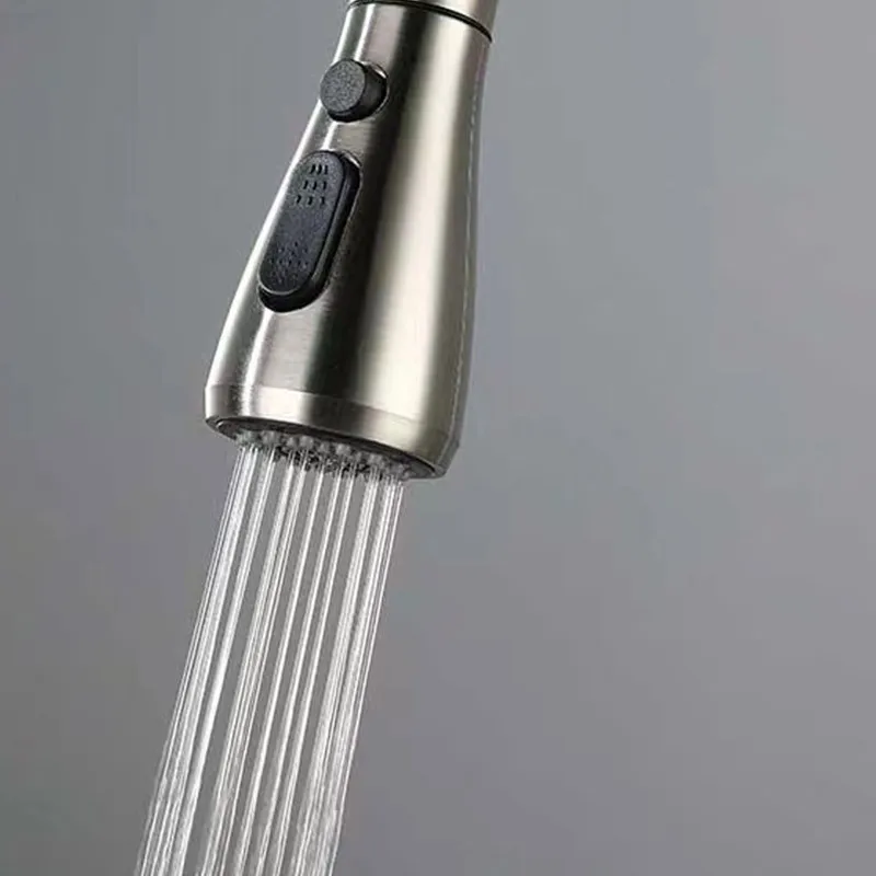 Nickel Smart Touchless Kitchen Faucet 304 Stainless Steel Poll Out Smart Sensor Hot and Cold Water Mixer Kitchen Sink Faucet