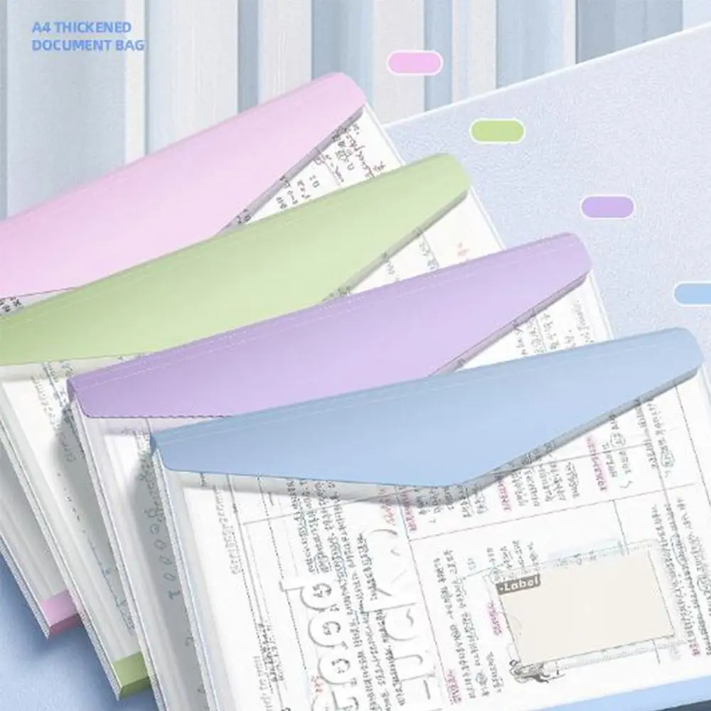 

Новые прозрачные папки для файлов формата А4, 4 шт., водонепроницаемые портативные сумки для хранения экзаменационных работ, расширяемые карманы для папок, для школы