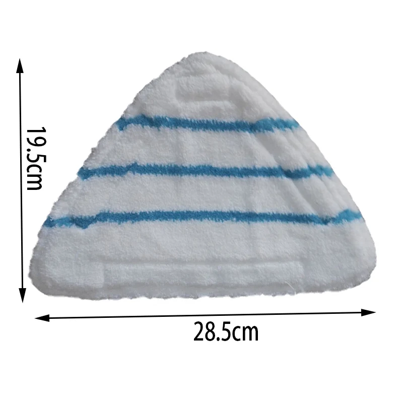 10PCS Top Quality Thicken Washable Microfiber H20 Series Triangle Bonded Mop Pad for Steam Cleaner Mop Replacement Parts