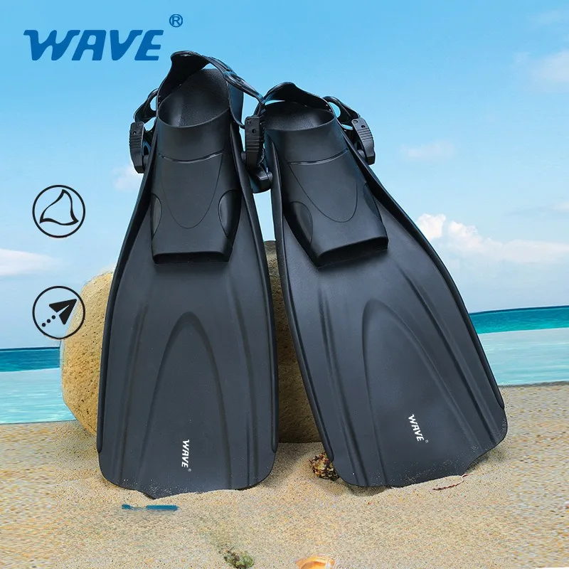 Professional Adult Flexible Comfort TPR Non-Slip Swimming Diving Fins Rubber Snorkeling Swim Flippers Water Sports Beach Shoes