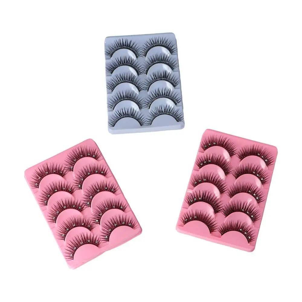 Cross Lash Glitter Sequins Eye Makeup Tool Rhinestone False Eyelashes Lash Extension Sequins False Eyelashes Big Eyes Eyelashes