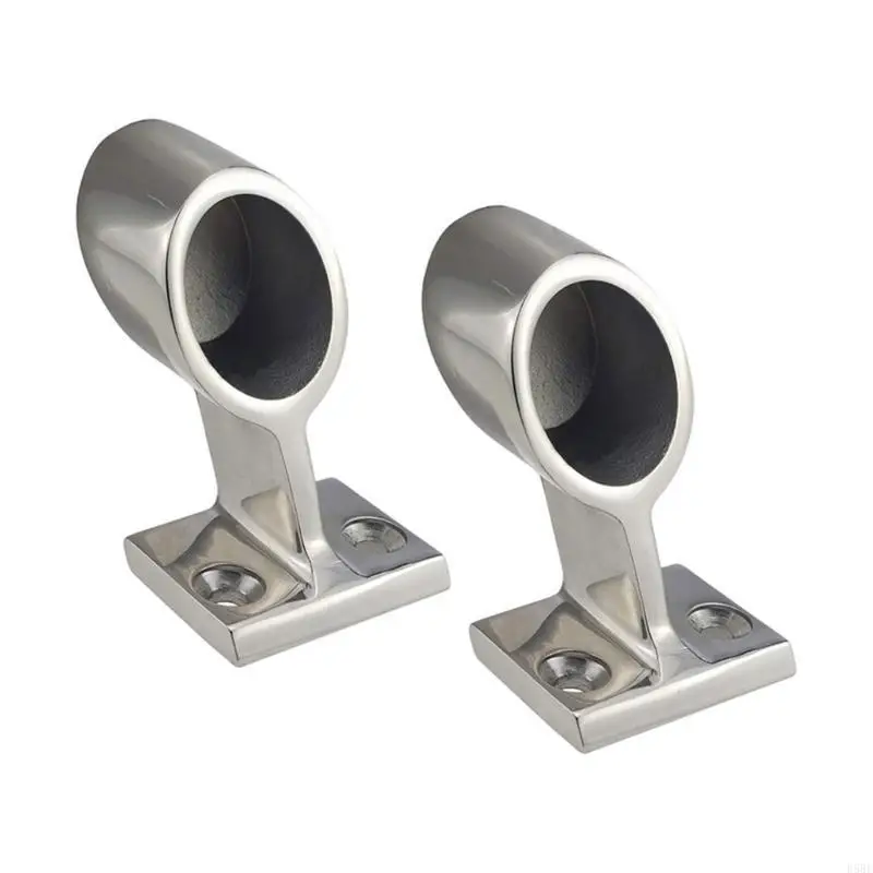 

D5BE Easy Installation Marine Hardware End/Center/Front Hand Mount Fitting Stainless Bracket Stanchion for Boat Yacht
