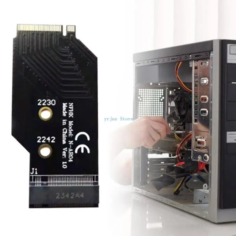 

583D M.2 SSD NVME M to PCIe Adapter Card, 2242 to 2280 Expansion Card