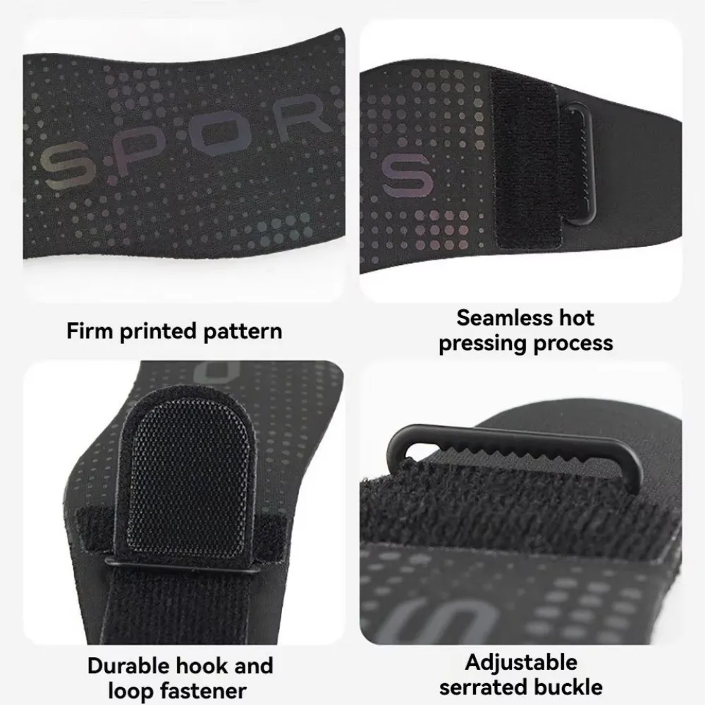 Patella Protector Sports Patella Brace Non-Slip Shock-absorbing Knee Support Pad Extra Thick Reflective Knee Strap Sports
