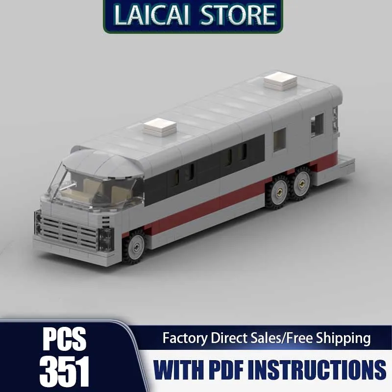 

Модель городского автобуса, модель автомобиля Moc, строительные блоки Airstream 350LE, модель городской автомобиль, технология, сборка кирпичей, праздник, застежение, подарки, игрушка