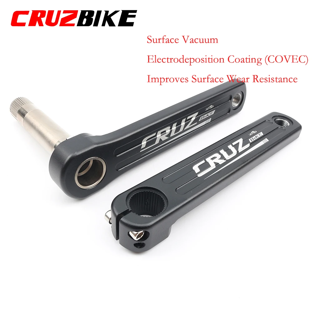 CRUZbike Road Bike Crankset 155/160/165/170/172.5/175mm Crank 9/10/11/12 Speed Double Chainring with Bottom Bracket