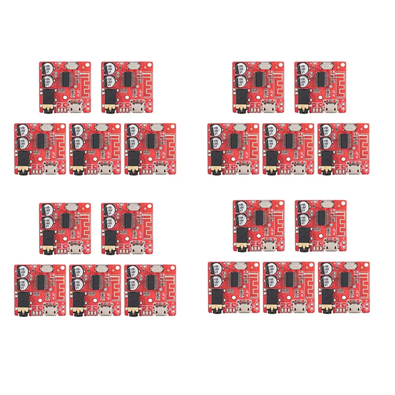 Y43A-20PCS FAI DA TE Bluetooth 5.0 Scheda Ricevitore Scheda di Decodifica Lossless Modulo di Musica Stereo Senza Fili, Modulo Amplificatore Altoparlante