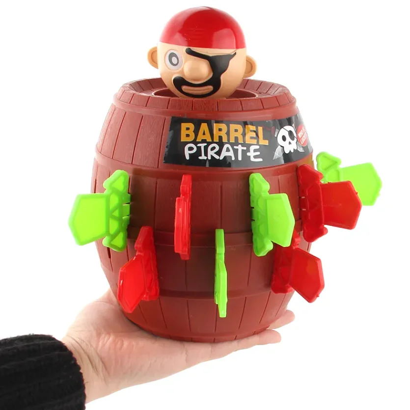 ألعاب ألغاز تفاعلية للأطفال مزحة وتكاثر دلو القراصنة السيف في لوحة ترتد البرميل لعبة هدايا مضحكة للعطلات #3