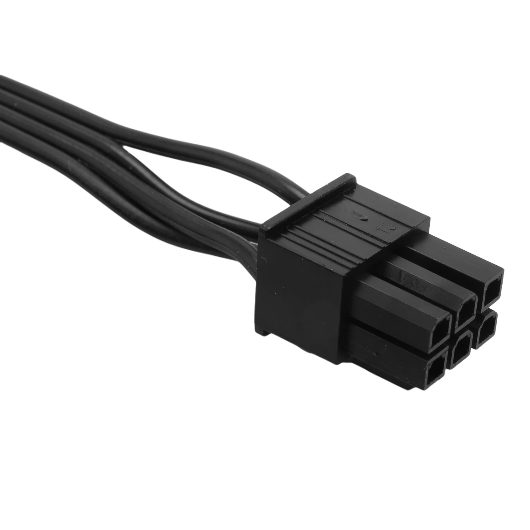 ABZC 10X 6Pin to 4 for Molex Power Supply Cable for CORSAIR RMx Series, 18AWG 80cm Black Modular Cable