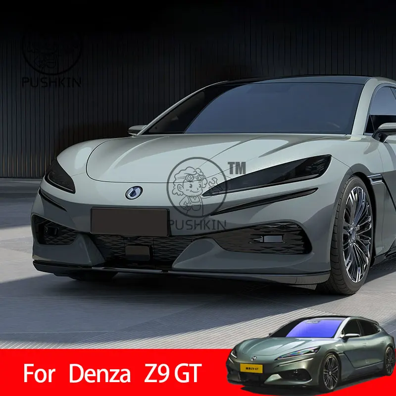 

Для Denza Z9GT 2025 2026, черненые прозрачные фары из ТПУ, задние фонари, защитная пленка, аксессуары для защиты