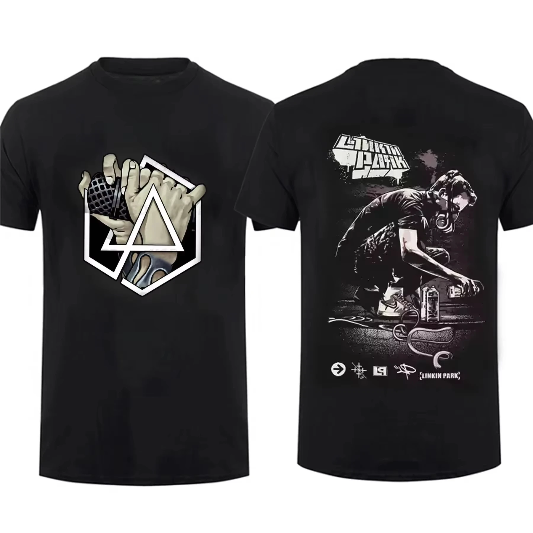 

2025 Summer New Nostalgic Lincoln Park T-shirt Subversion End Flag Evolution Anniversary Park Men's T-shirt Plus Size