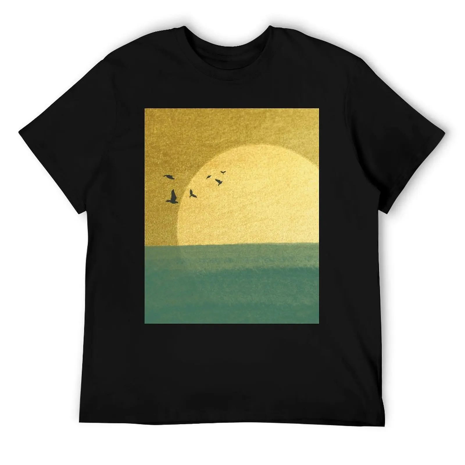 

Eternity is the sea mixed with the sun (Rimbaud) T-Shirt cotton tshirt 100% funny t shirts cotton T-Shirt