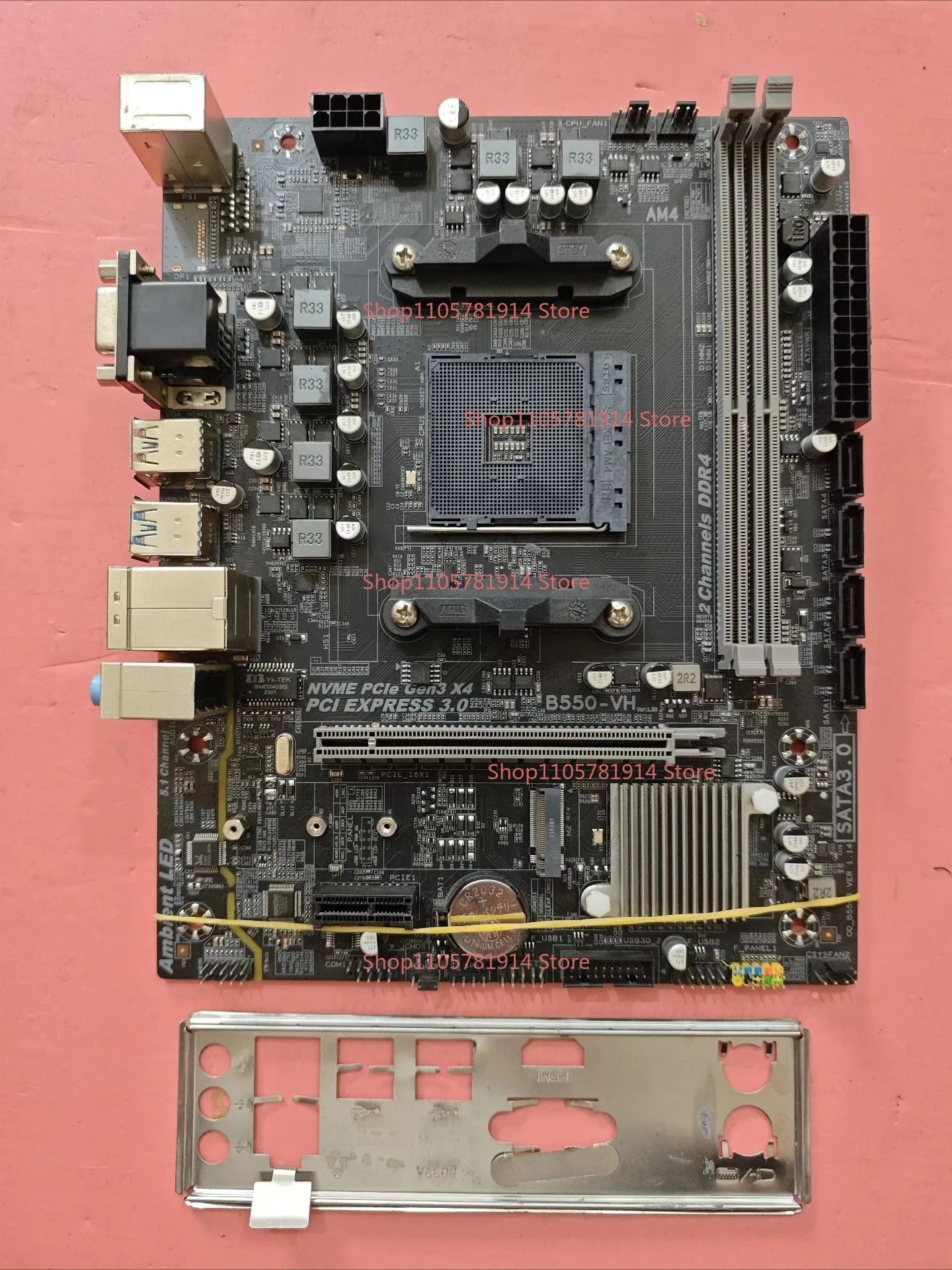 For ONDA B550 VH B VER1.00 Main Board Support Ryzen 5600 5700X Computer Main Board