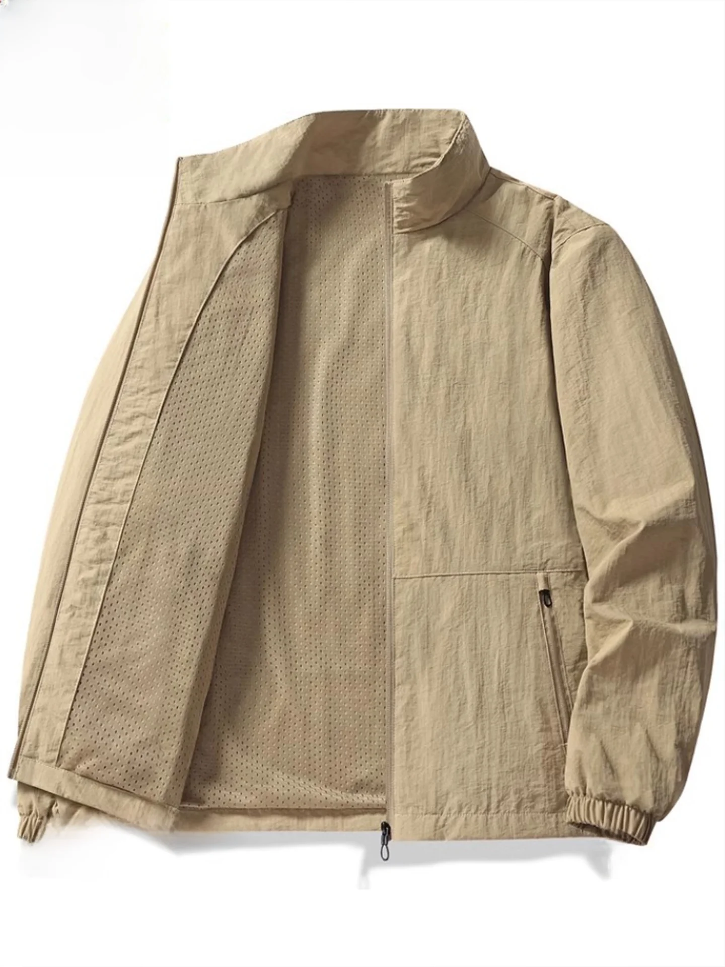 

Высококачественная мужская куртка Paul, весна-осень 2025, ветрозащитная, с воротником-стойкой, повседневная, спортивная, износостойкая, из полиэфирного волокна