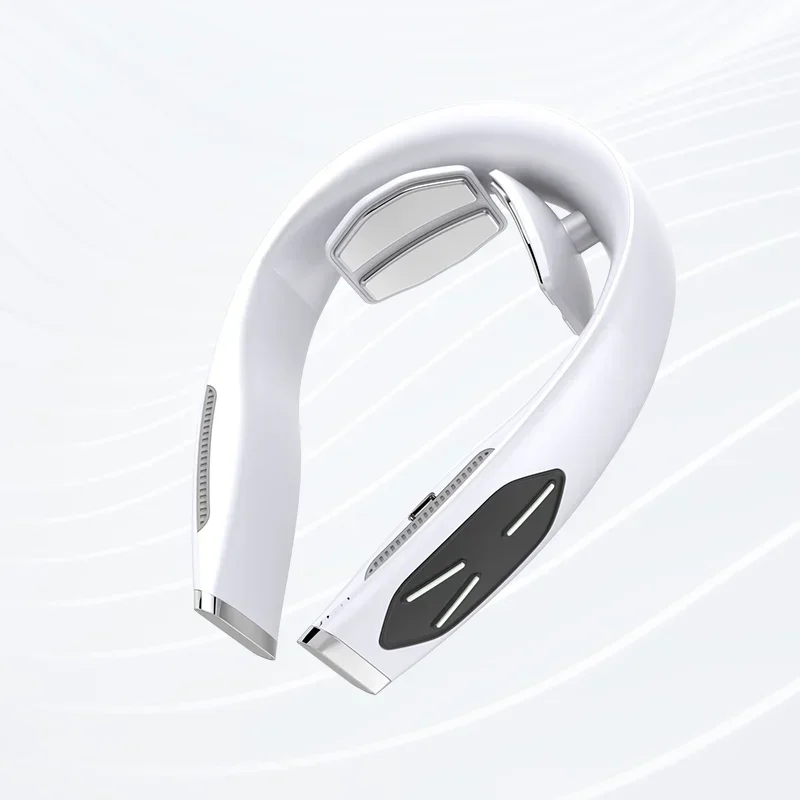 

Draagbare Interlligent Verwarmde Draadloze Oplaadbare USB-Oplader Draagbare Fysiotherapie Pijn Nek Massage Machine Cadeau Set