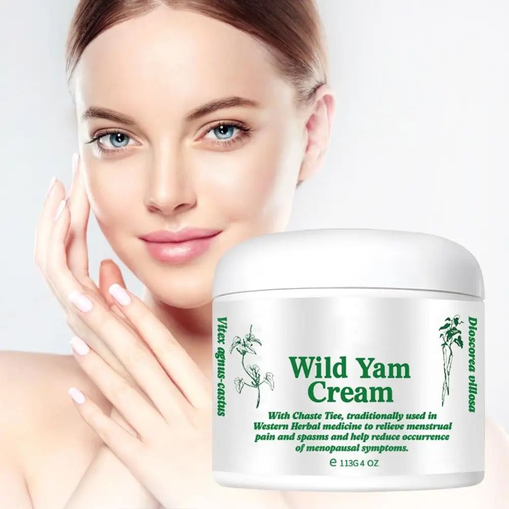 Erleichterung der Wechseljahre Wild Yam Creme feuchtigkeit spendende Frauen Körper gesundheit Feuchtigkeit creme Ausgleichs hormone