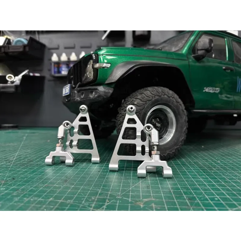 

1/8 Scale KM Ford Raptor F-150 RC Crawler - Long Travel Metal Front Suspension Arms A-Arms Metal Suspension Upgrade Kit