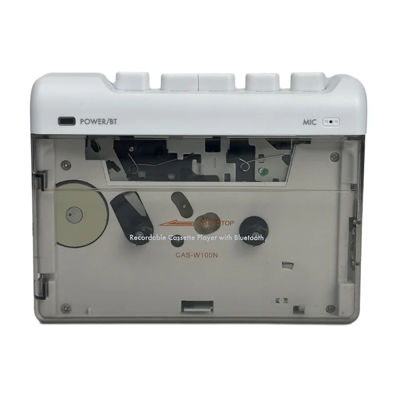 

Portable Retro Recordable Cassette Player Bluetooth Cassette Player With Earphone Jack Battery Or 5V TYPE-C Powered