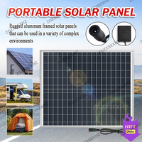 High-Efficiency 1000W Solar Charger Kit - 20W/H Fast Charging with 12V Battery for Emergencies & Camping