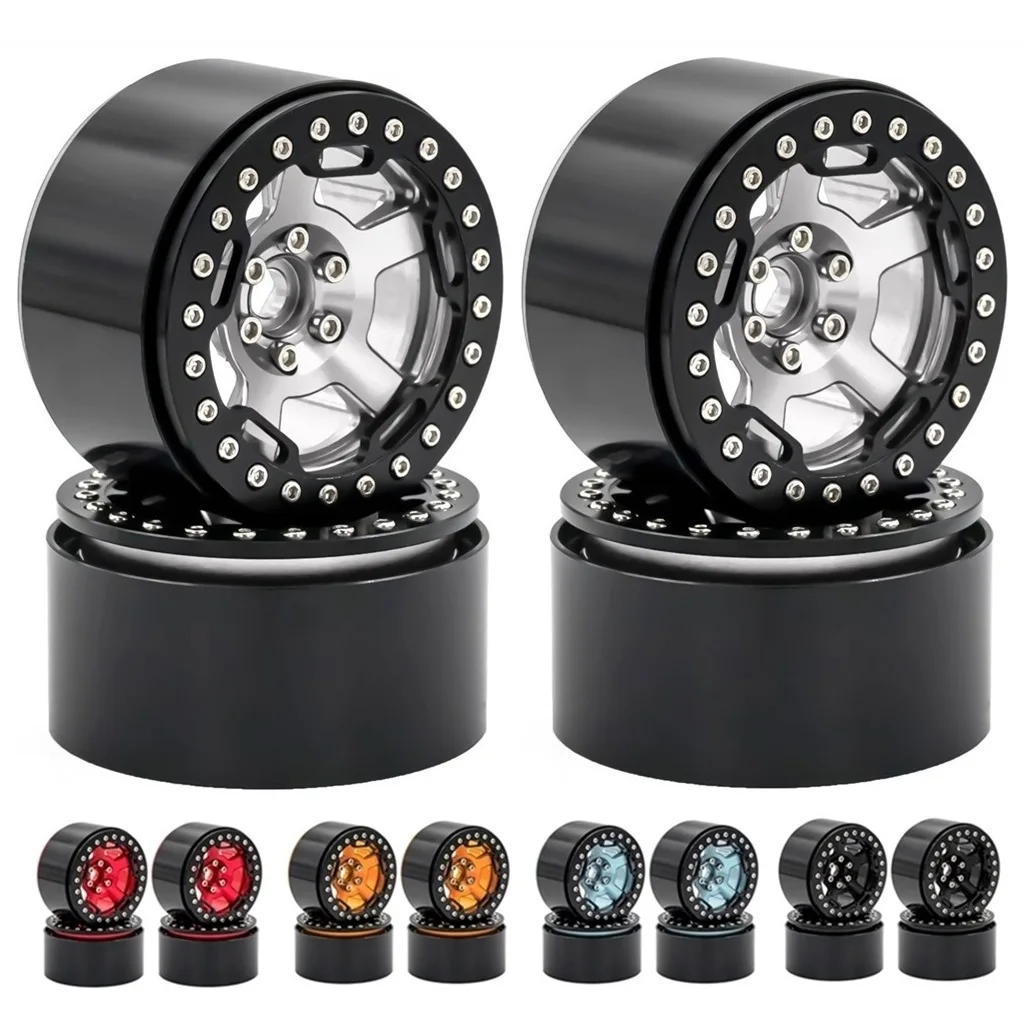 

4 шт., металлические ступицы колеса 2,2 дюйма для радиоуправляемого гусеничного автомобиля Axial SCX10 II III Wraith каприа RR10 RBX10 Traxxas TRX4 D90