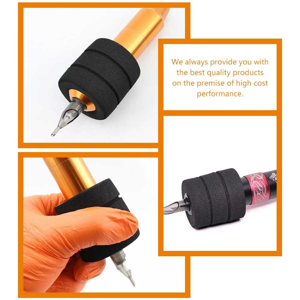 

5Pcs Tattoos Sponge Grip Covers Elastic Non-Slip Handle Protectors Sweat-Absorbing Durable Comfortable Tattoo Machine Grip