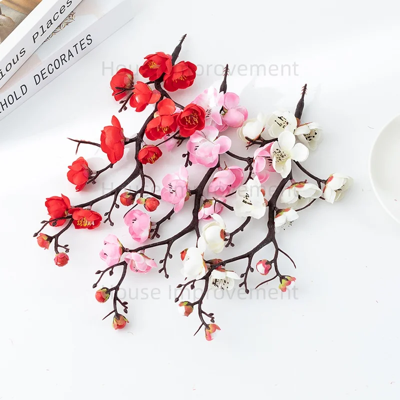 Sztuczne rośliny Bonsai - bez doniczki Kwiaty Sztuczna roślina Małe drzewo Sztuczne kwiaty Ozdoby stołowe Dekoracja domu Hotel Ogród