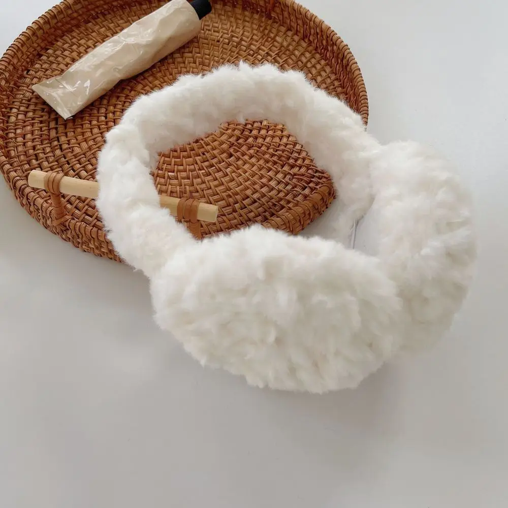 Foldable Plush Earmuffs Women Winter Warm Ear Protectors Thickened Soft Cold Weather Gear Outdoor Portable Daily Accessories