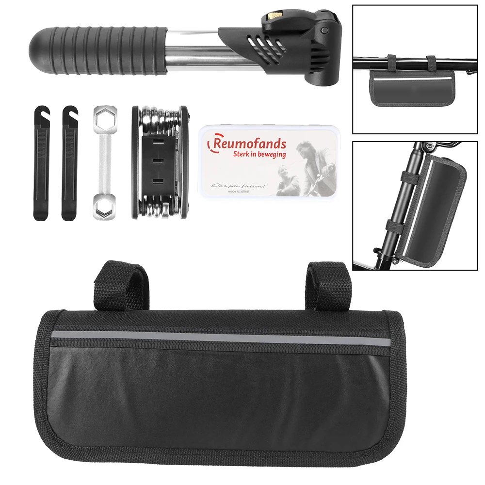 

With Pump Cycling Road Bike Repair Kits Outdoor Tool Bicycle Repair Kits Bag Tire Patch Lever Multifunctional
