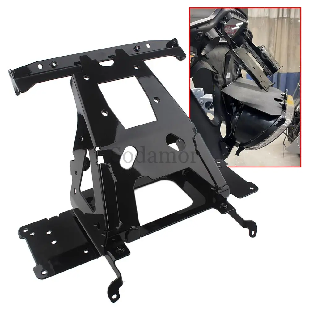 Motorcycle Inner Fairing Radio Mount Bracket For Harley Road Glide FLTRK CVO FLTRXS FLTRXSE Ultra FLTRU 2015-2024