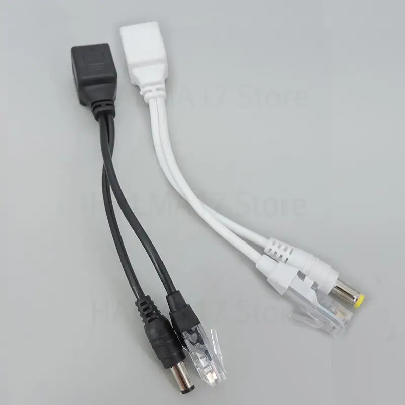 POE Passive Power RJ45 DC Over Ethernet Adapter Cable POE Splitter Injector Supply Module 12-48v For IP CCTV Camea J17