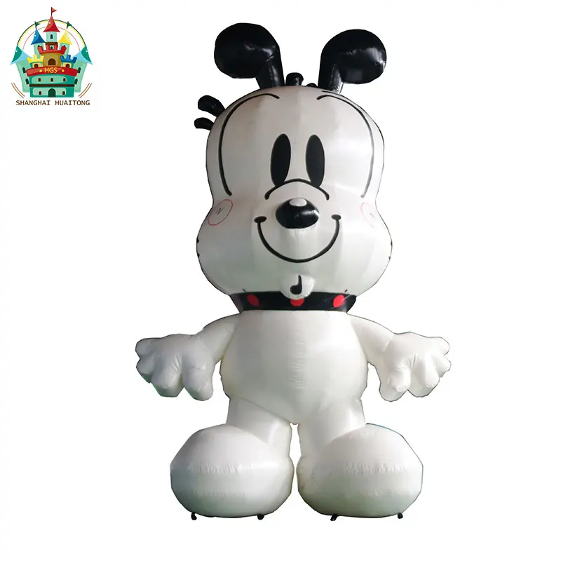 Standing Inflatable Cartoon Character Giant Dog Model Inflatable Balloon Dog Model For Advertising Event Party