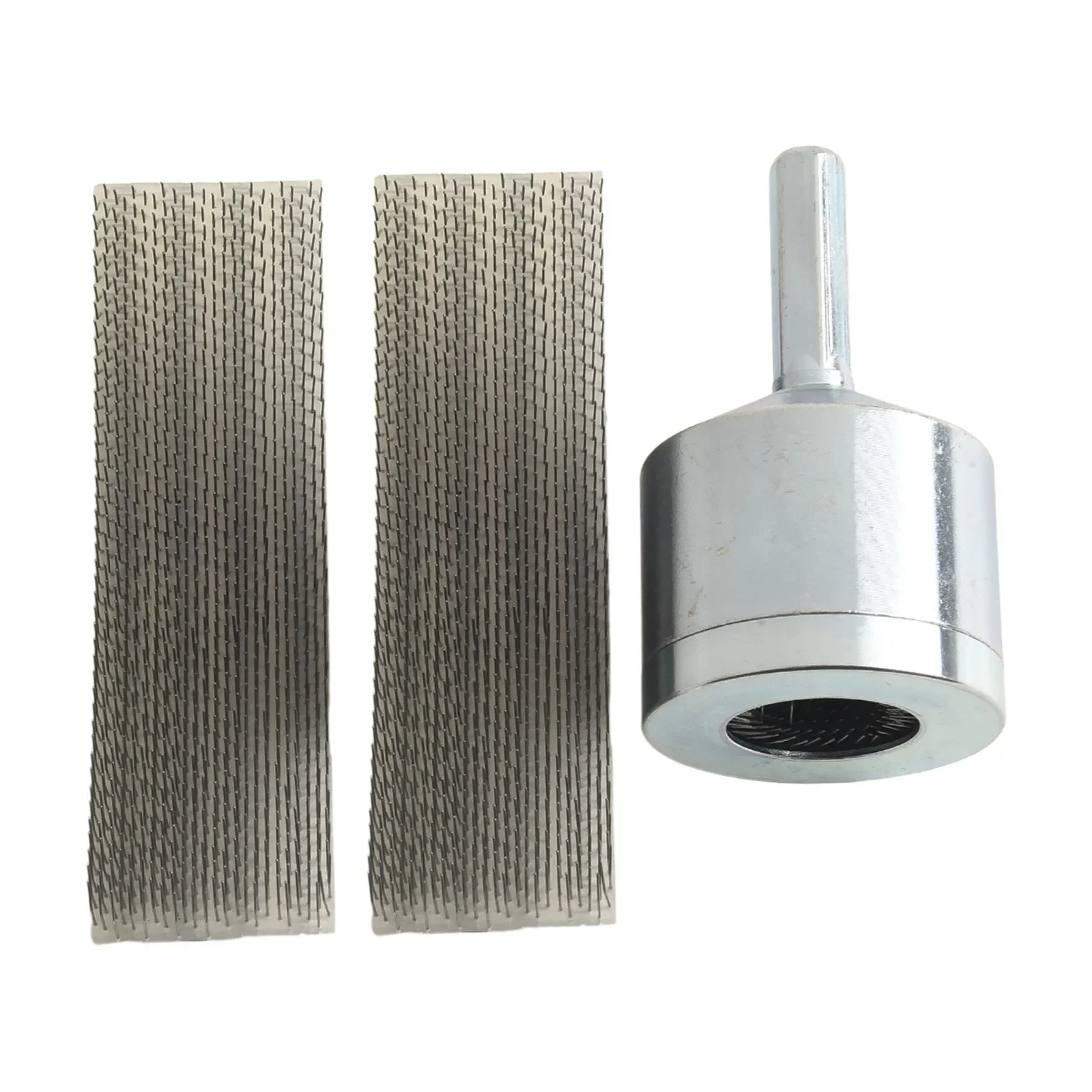 

Cleaning Brush Power Tool Compatible Gray Metal Pipe Cleaning Brush Efficient Rust Removal Tool For Welding Preparation