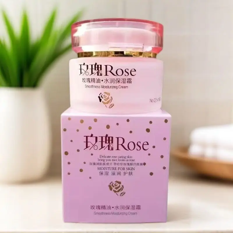Thousand Leaves Rose Essential Oil Moisturizing Cream 50g Hydrating Face Cream Lock Moisture For Women