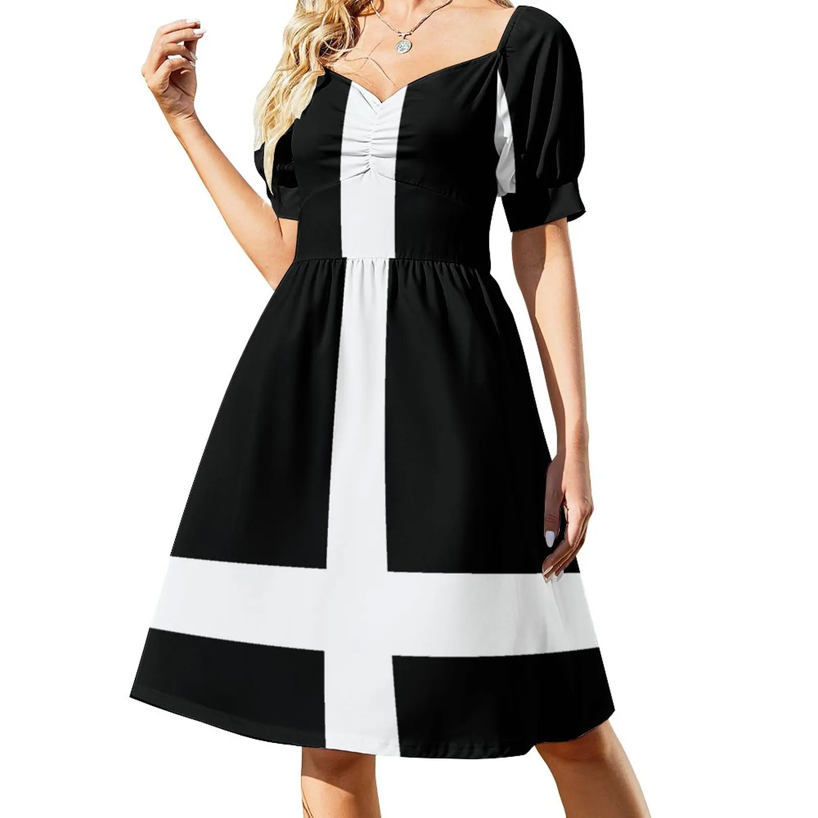 

Mod, White Cross Sleeveless Dress elegant dresses plus sizes long dress women