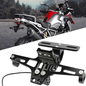 Motorcycle Aluminum Rear License Plate Frame Motorbike Scooter Number Plate Holder For benelli tnt 125 yamaha mt 07 honda cb500x