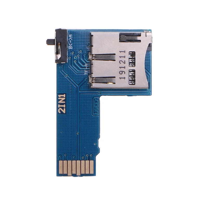 

Dual Memory Card Adapter 2 System Dual Card Adapter Board 2 in 1 Dropship