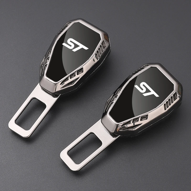 1 pcs Car Seat Belt Clip Extension Plug Metal Seatbelt Extender Accessories for Ford ST STLINE