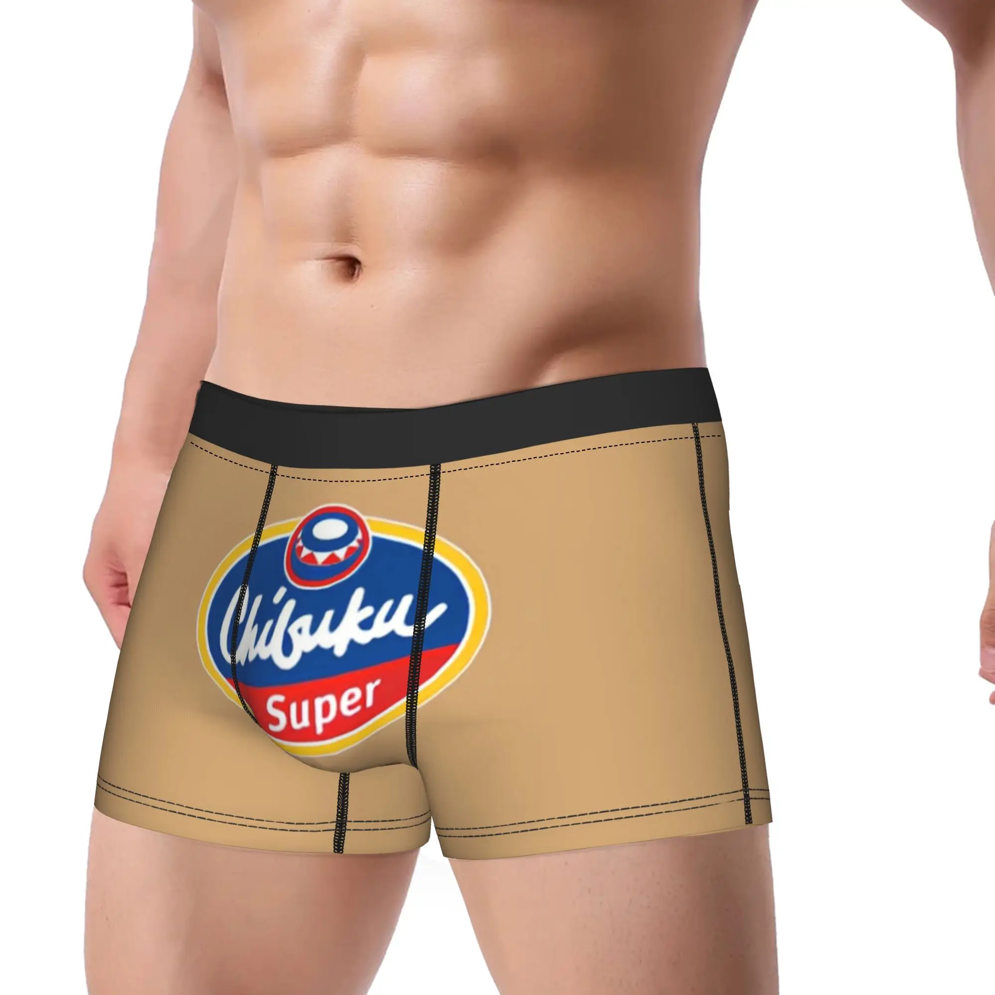 cChibuku Super Logo  cChibuku Underpants Breathbale Panties Man Underwear Comfortable Shorts Boxer Briefs