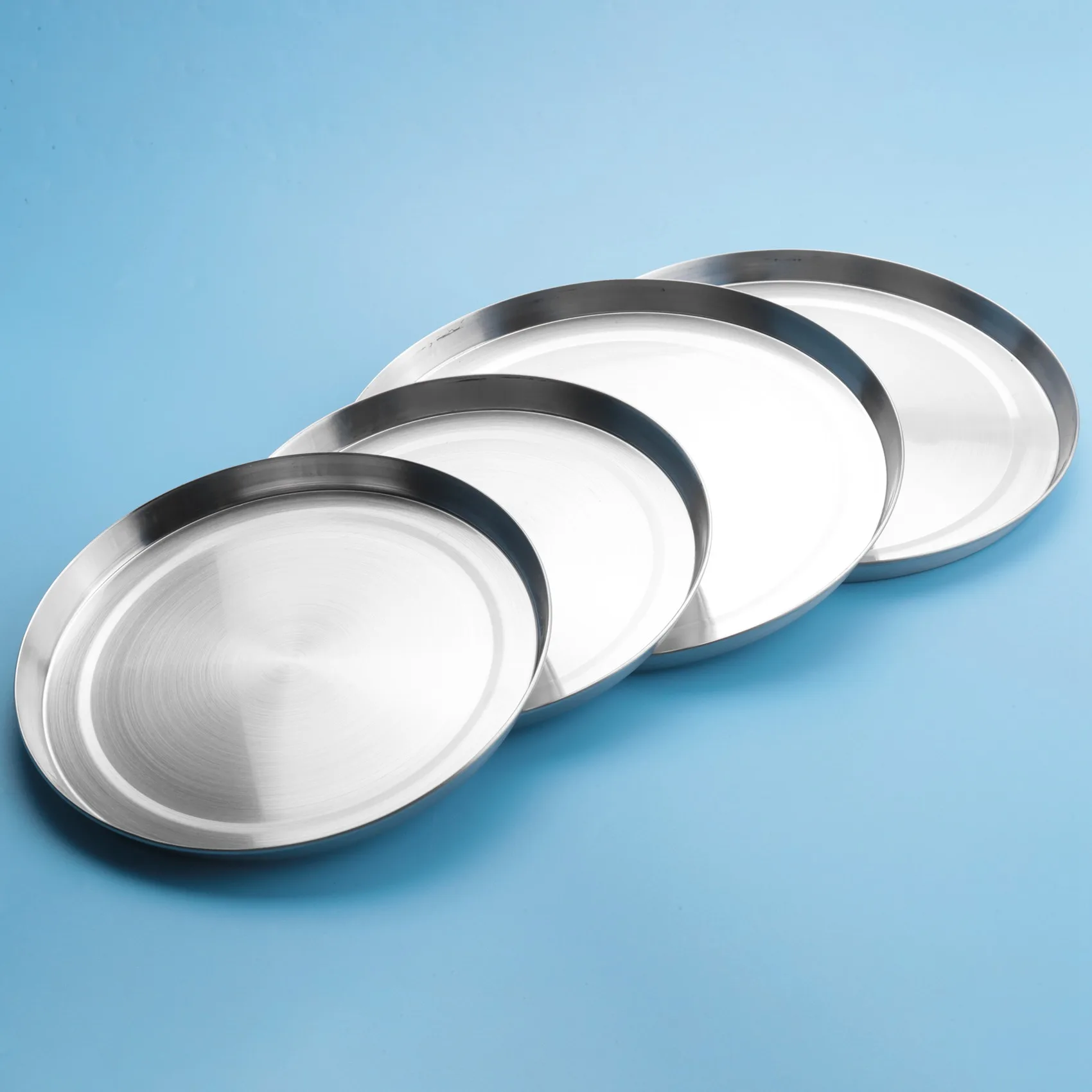 Qualitative 4Pcs Stainless Steel Hob Covers Stove Plate Top Cooker Protector Kit Set Utensils 17/21CM Kitchen Accessories