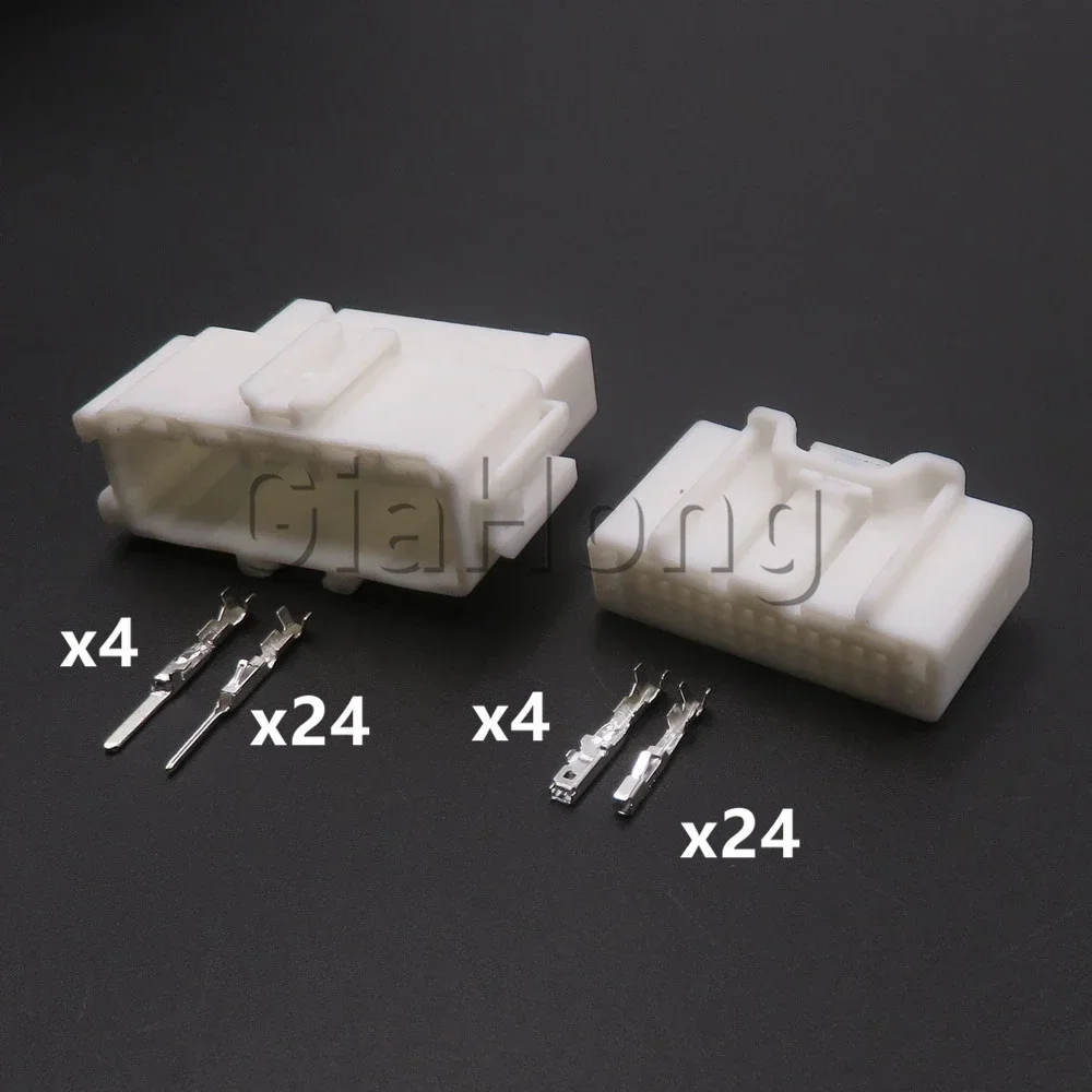 

1 Set 28 Ways AC Assembly Automobile Hybrid Connector Car Unsealed Male Female Socket Auto Plastic Housing Composite Plug