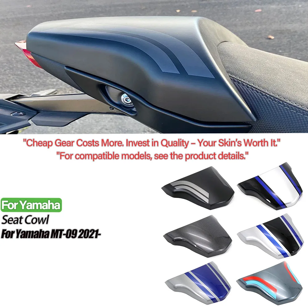 

New For YAMAHA MT-09 MT09 MT 09 Seat Cover Rear Passenger Seat Cowl Hump Fairing Motorcycle Accessories mt09 2021 2022 2023