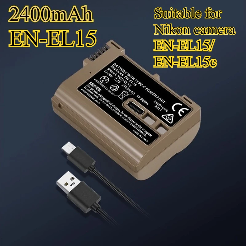 2400Mah En-El15C Di…